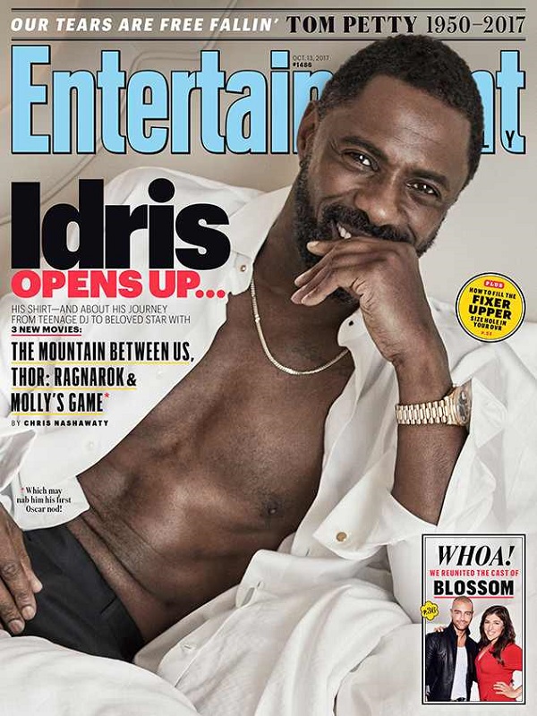 Idris Elba Shows Us Some Skin on the Cover of Entertainment Weekly 