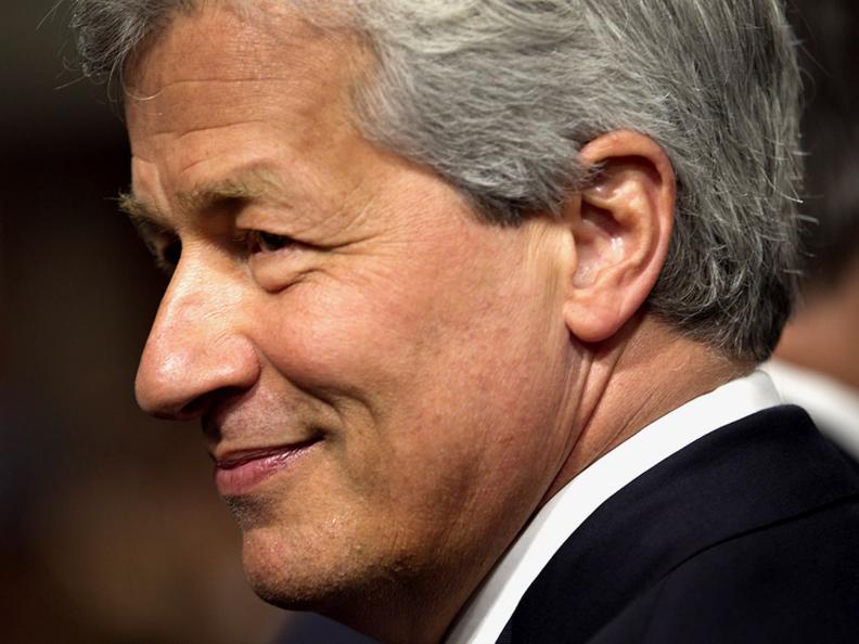 Jamie Dimon, Chairman, President, and CEO of JPMorgan Chase speaking at Stanford Graduate School of Business