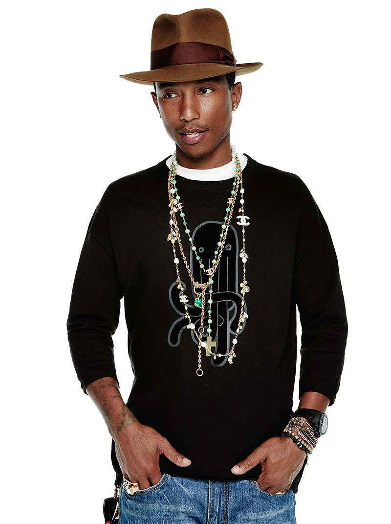 Pharrell Teases His Latest Chanel Collaboration in GQ France
