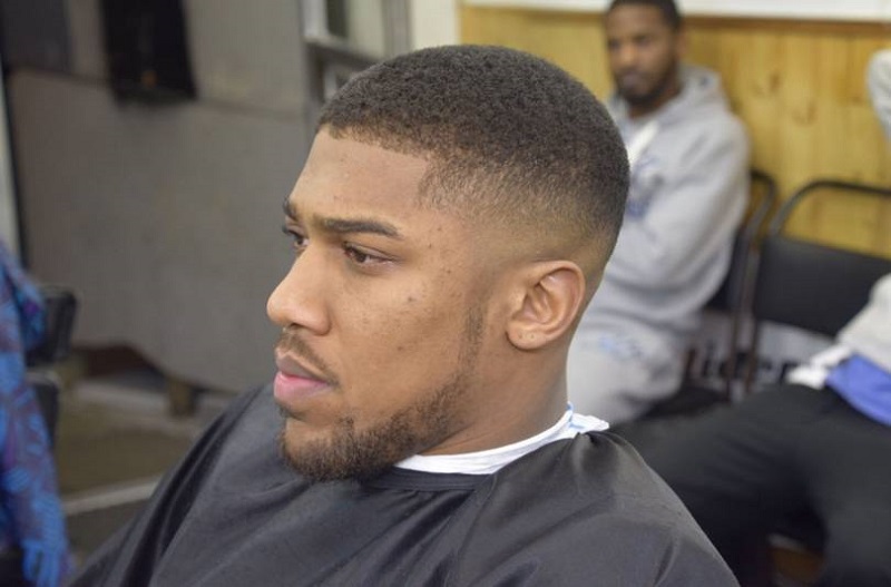 Anthony Joshua can wear his hair in two different styles 