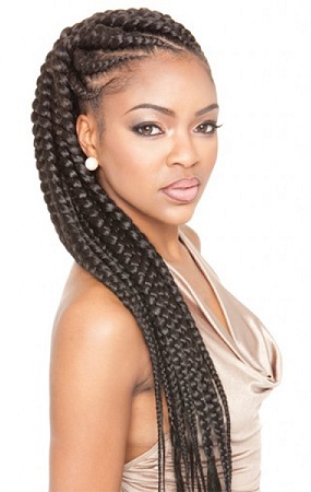 Protective Braided Hairstyle