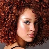 Auburn Colored Natural Hair