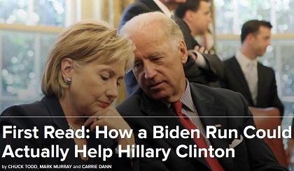 How a Biden run could actually help Hillary Clinton