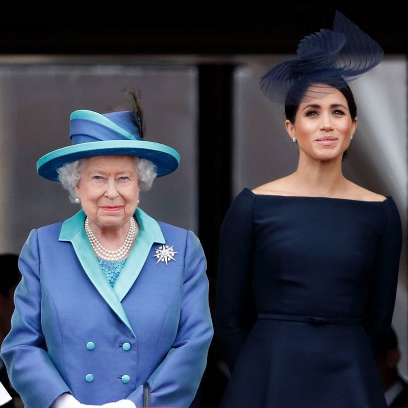 Meghan's Exact Brandon Maxwell Crepe Midi Dress, When We Say Meghan  Markle's Dress Is Brighter Than the Sun, We're Hardly Exaggerating