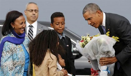 Obama Becomes First U.S. President to Visit Ethiopia